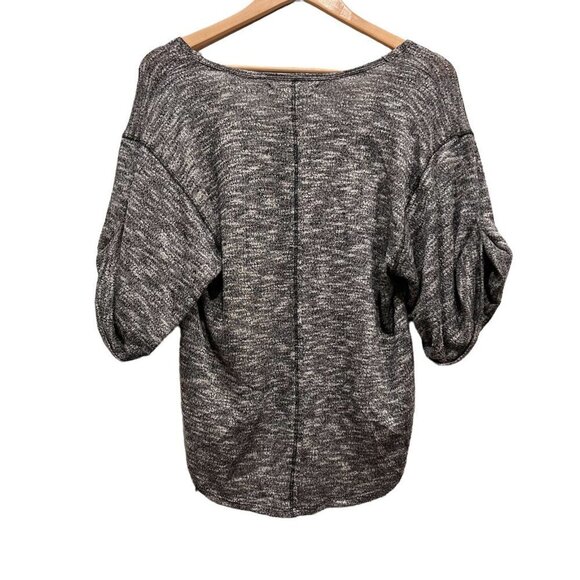 Free People Boxy Oversize Tunic Wide Relax Sleeves Womens Gray Neck Size XS - Picture 8 of 12